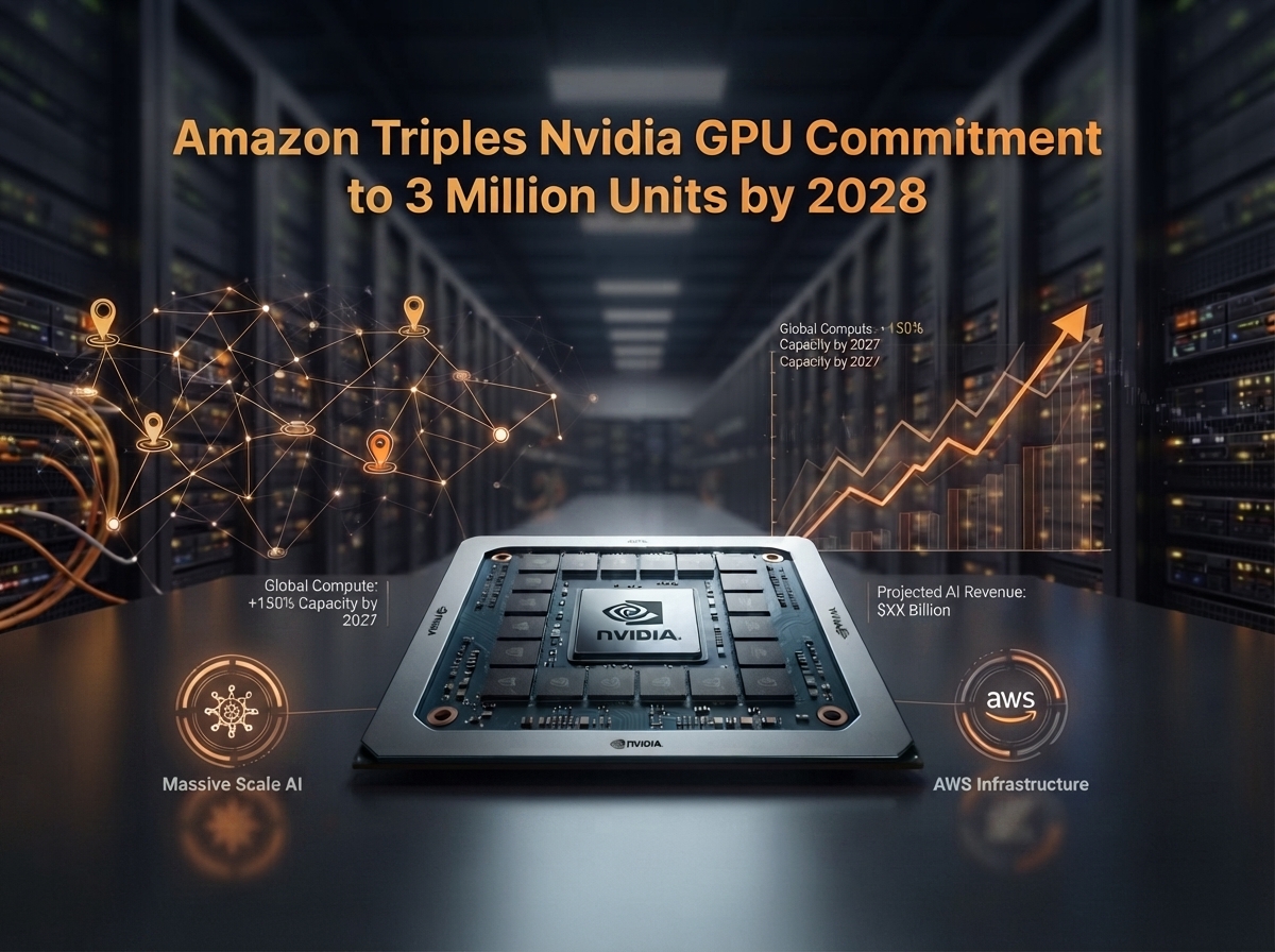 Amazon just tripled its order of Nvidia chips over ‘surging demand’
