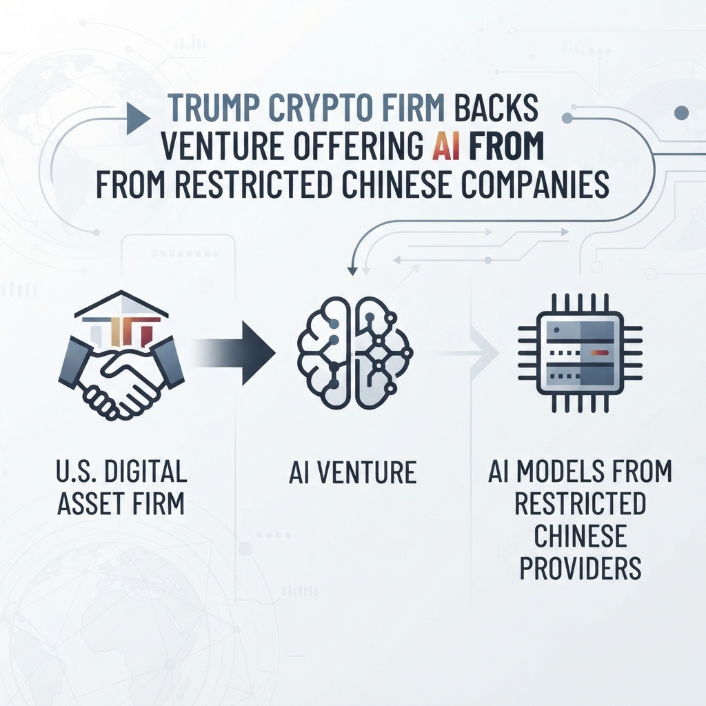 Trump Crypto Firm Backs Venture Offering AI From Restricted Chinese Companies