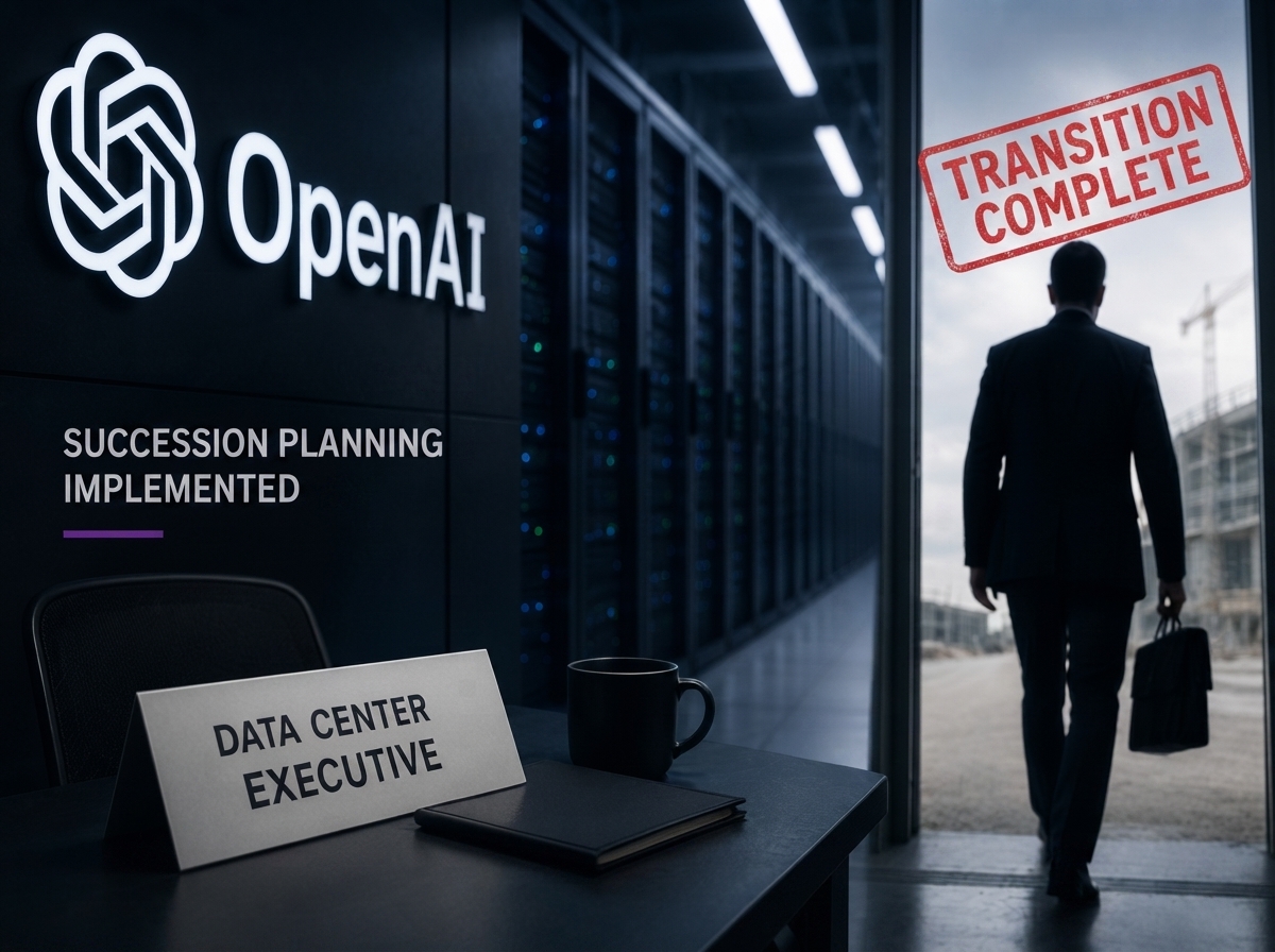 OpenAI Loses Key Data Center Executive as Leadership Shake-Up Continues