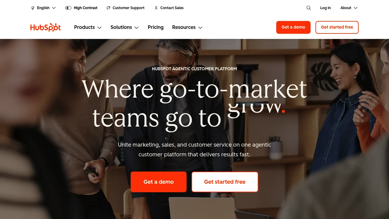 Screenshot of ChatSpot.ai website