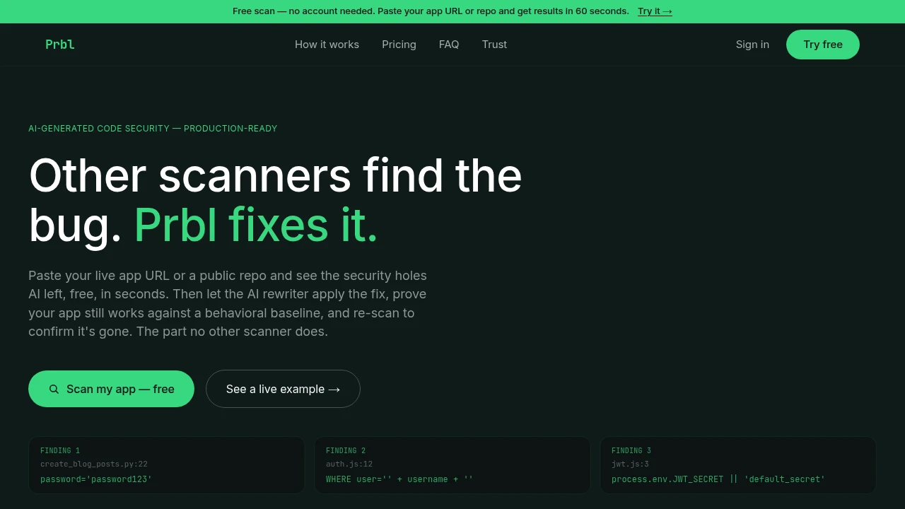 Screenshot of Docubix website